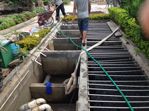 顺德北滘鱼池景观水处理ing