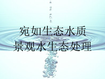 宛如自然生态水质·金碧林景观水生态处理