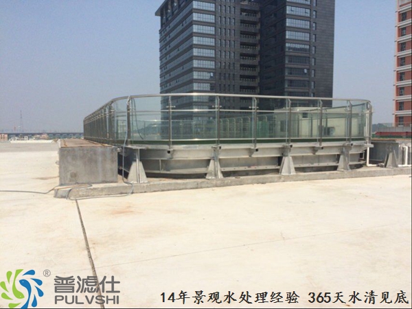 广东南海平洲三山之空中花园鱼池景观水处理案例
